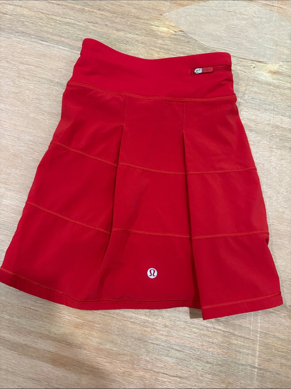 lululemon Pace Rival Red Skirt